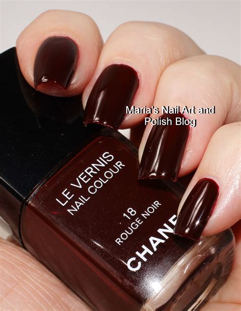 chanel rouge noir vernis|Chanel nail polish afterglow.